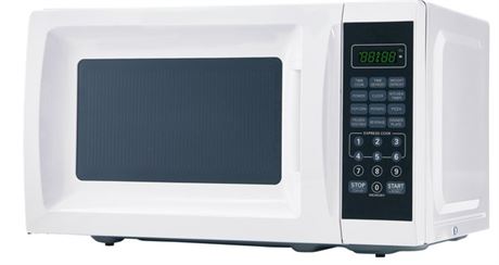 Mainstay .7 Cu ft Microwave, White