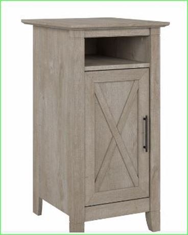 Bush Furniture Key West 24W Bathroom Vanity Cabinet Driftwood Gray
