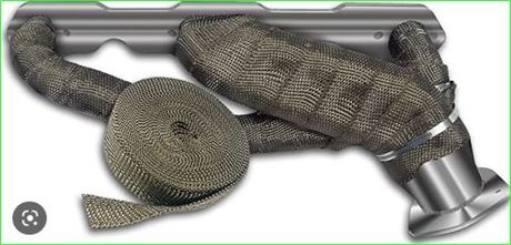 Thermo Tec 11042 Exhaust Insulating Wrap; 2 in. x 50ft Carbon Fiber