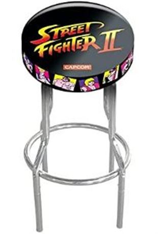 Arcade1Up Adjustable Arcade stool, Street Fighter II