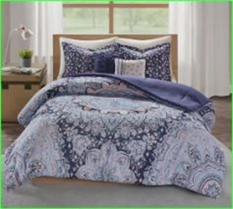 Intelligent Design ID10-1334 4 pc Comforter Set, Full/Queen