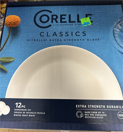 Corelle Clasics 12 Piece dinnerware Set
