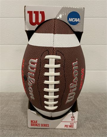 Wilson NCAA Red Zone Composite Football, Size Pee Wee