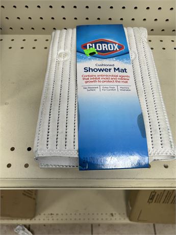 Clorox Cushioned Shower Mat 2"x21"