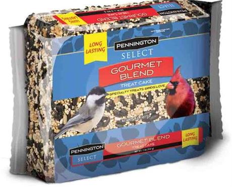 Lot of (FOUR) Pennington Select Gourmet Blend Wild Bird food cakes
