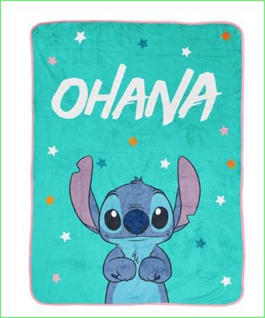 Disney Stitch  Ohana Throw, 46x60