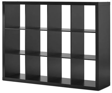 Better Homes and Gardens 12 cube Organizer, Black