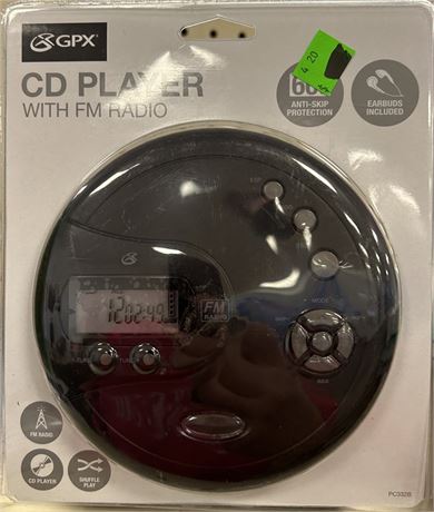 Gpx CD Player with Radio