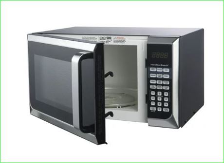 Hamilton Beach 0.9 cu. ft. Countertop Microwave Oven, 900 Watts, Stainless