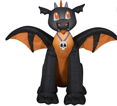 Wat to Celebrate Halloween Airblown Inflatable Winged Dragon