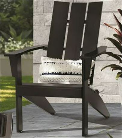 Mainstays Modern Andirondack Chair, Black
