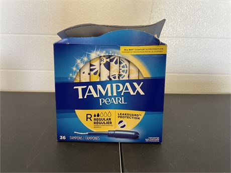 Tampax Peartl Regular Tampons, 36ct