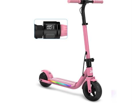 SmooSat E9 Apex Electric Scooter for Kids, Pink