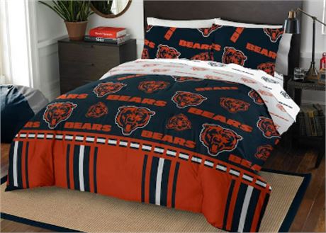 Chicago Bears 5 piece Comforter set, QUEEn