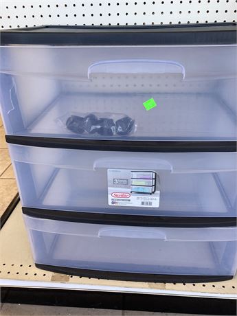 Sterilite 3 drawer Storage Container