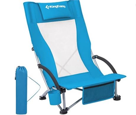 Kingcamp Beach Tall Sling Chair, Teal