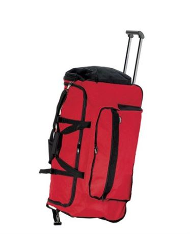 30 inch Rolling Duffel Bag, Red