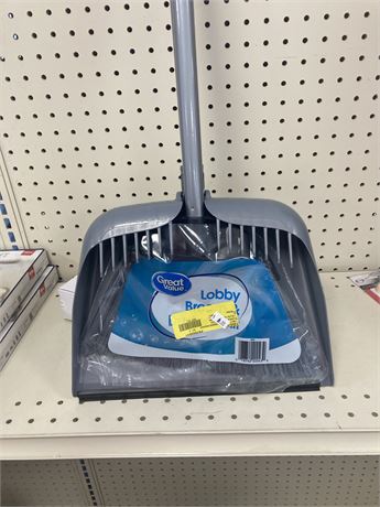 Great Value Lobby Broom and Dustpan Set