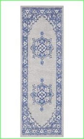 (2) Nourison Whimsicle Persian Farmhouse Ivory Blue 2x8 Area Rug