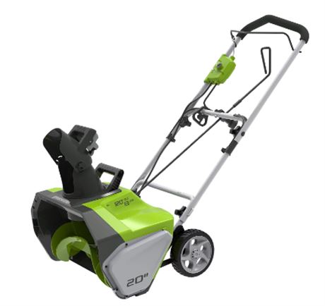 GreenWorks 20 in 13 amp Snow Thrower