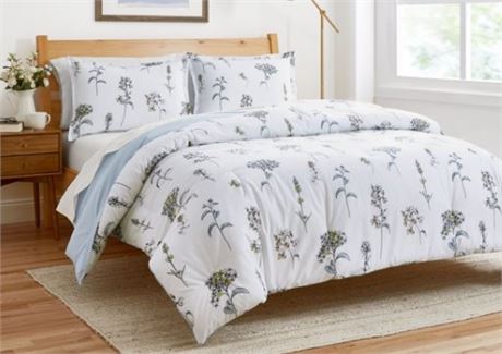 Gap Home Organic Cotton Botanical Floral Comforter, Twin