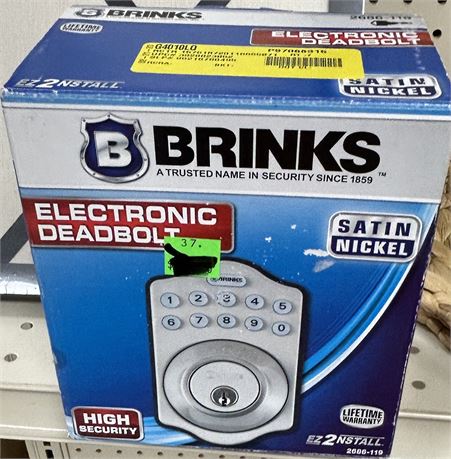 Brinks Electronic Deadbolt