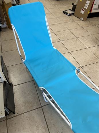 Mainstays Fabric Lounger, Blue