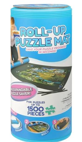 Jigsaw Pro Roll-up Puzzle Mat for Puzzles up to 1500 Pieces, by Buffalo Games
