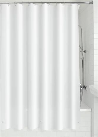 Mainstays Peva Shower liner, white