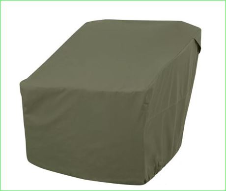 (2) Better Homes &Gardens  33.5x31.5x36 Olive Gray Rectangle Patio Chair Cover