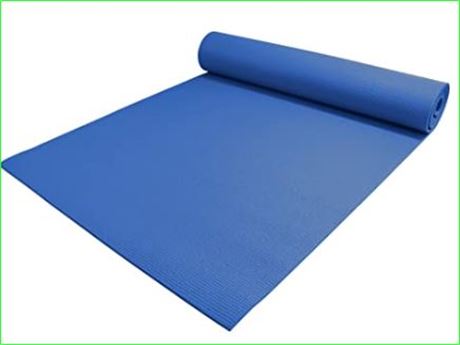 Yoga mat, Blue, 1/4 thick