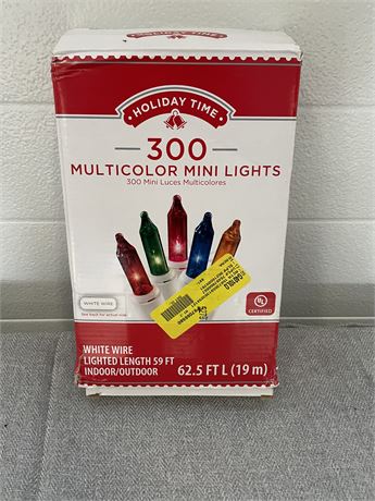Holiday Time Multi-color LED Mini Lights Holiday Lighting, 116