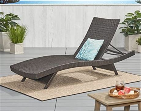 Noble House Outdoor Lounge chair, Brown