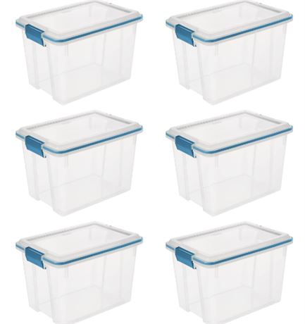 Case of 6 Sterlite 20 quart Gasket Boxes