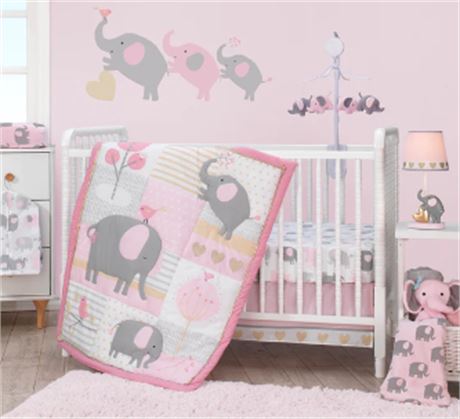 Lambs& Ivy Bedtime Originals 3 pc Crib Set