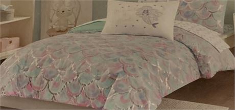 Your Zone Incandescent Shells Comforter and Sheet set, TWIN/TWIN XL