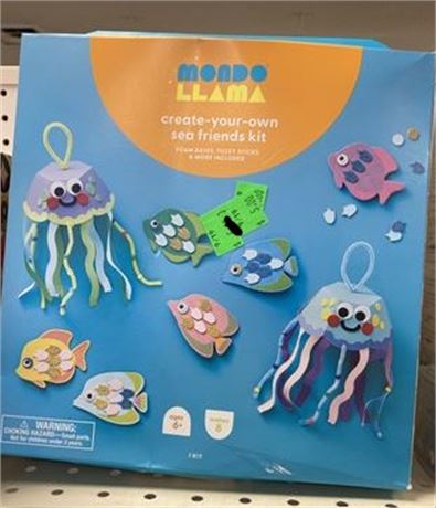 Mondo Llama Paint your own sea friends kit