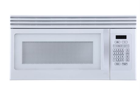 Black + Decker 1.6 Cu ft Over the Range Microwave, white