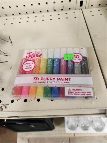Justice 3D Puffy Paint