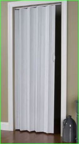 Homestyles Regent PVC Accordion Door  36x80 White Mist Woodgrain