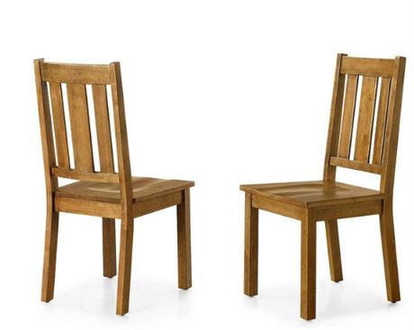 Better Homes and Gardens Bankston Honey 2 pack Dining Chairs
