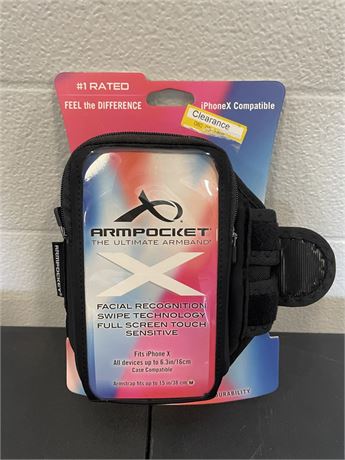 Armpocket X Plus Armband (fits up to 6.5" Phone) - Black