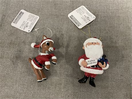Rudolph 2-Piece Christmas Ornament Set