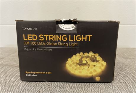 TORCHSTAR LED 100 LEDs Globe, Waterproof   String Lights