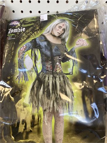 Fun World Woman Zombie Costume, Size Medium/large