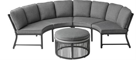 Mainstays Lawson Ridge 3 piece curvedSectional