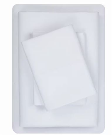 Mainstays Microfiber sheet set, white, full