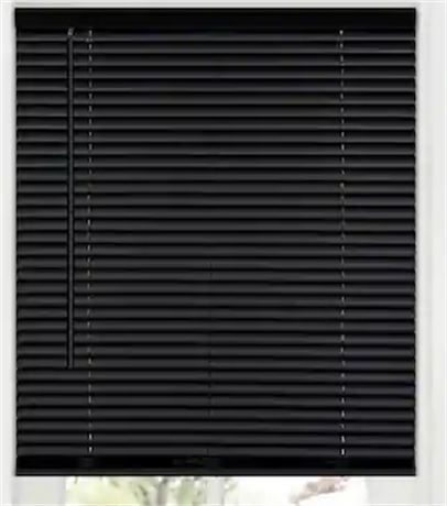GII Coordless Blinds, 30in x 64in, Black