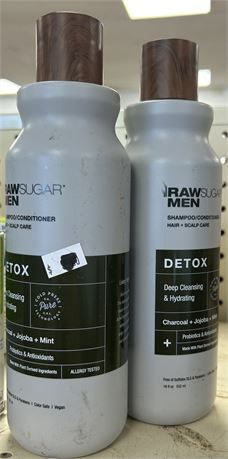 Lot of (2) Raw Sugar Detox Shampoo