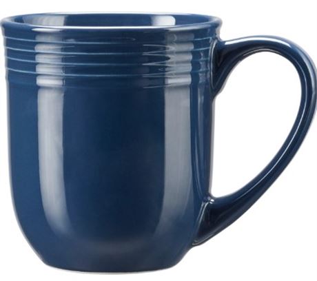 Mainstays   Chiara Stoneware 16.5-oz Round Navy Mug